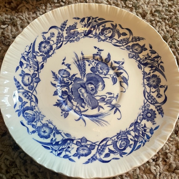 Wedgewood Cornflower of Etruria made in England Set of 4 Saucers Small Plates - Picture 8 of 10